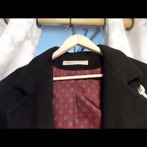 Black maxi winter coat